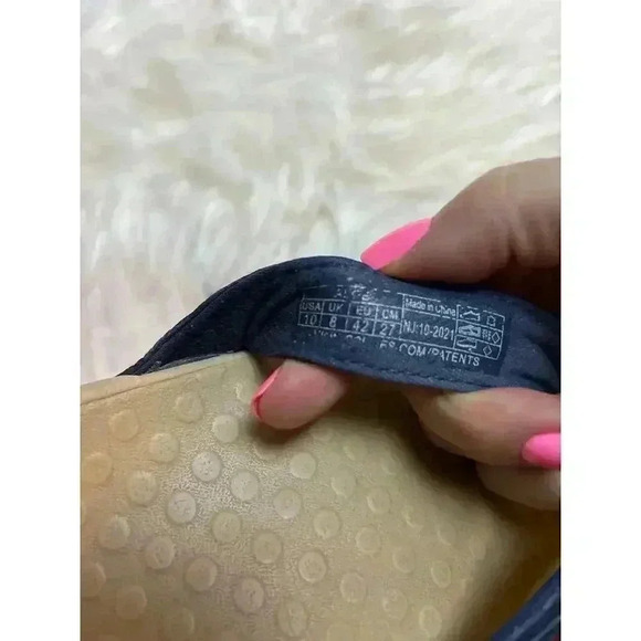 Vionic Women’s Aloe Thong Navy Blue Slide Sandal Leather Size 10 - Picture 8 of 8